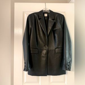 Cabi James Jacket Black Faux-Leather